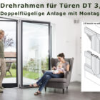 Fliegengittertüre Drehrahmen für Stulptüren mit Mauerleibung - DT 3/16 von MHZ Neher Technology