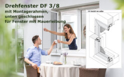 Drehramen für Fenster DF 3/8