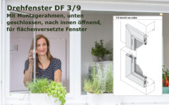 Drehramen für Fenster DF 3/9
