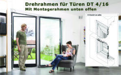 Drehtüre DT 4/16 unten offen
