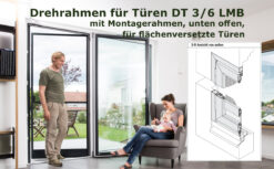 Fliegengitter Drehrahmen für Türe DT 3/6 LMB