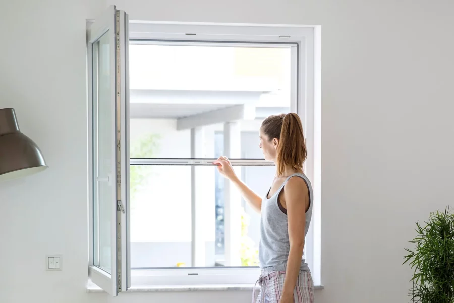 Fliegengitter Luftdurchlässigkeit