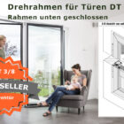 Fliegengittertüre Mauerleibung DT 3/8 Rahmen unten geschlossen - Bestseller