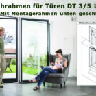 Insektenschutz Drehrahmen für Türe DT 3/5 LMB