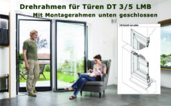 Insektenschutz Drehrahmen für Türe DT 3/5 LMB