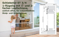 Insektenschutz Schiebetür 3/4 von Neher