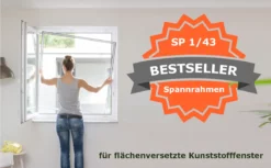 Insektenschutz Spannrahmen Kunststofffenster 1/43