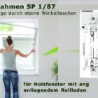 Insektenschutz Spannrahmen SP 1/87 für Holzfenster