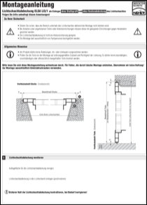 Lichtschachtabdeckung LI 3/1 Montageanleitung anzeigen
