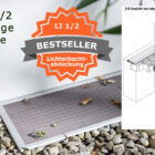 Lichtschachtabdeckung Lisa 3-seitige-Auflage