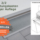 Lichtschachtabdeckung RESi LI 2/2 mit Lüftungskasten 3-seitiger-Auflage Bestseller