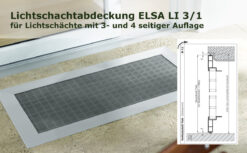 Lichtschachtabdeckung ELSA LI 3/1
