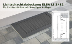 Lichtschachtabdeckung ELSA LI 3/12