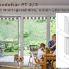 Pendeltüre für flächenversetzte Türen mit eng anliegendem Rollladenpanzer - PT 2/3 von MHZ Neher Technology
