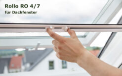 Rollo RO 4/7 für Dachfenster ohne Montagemöglichkeit