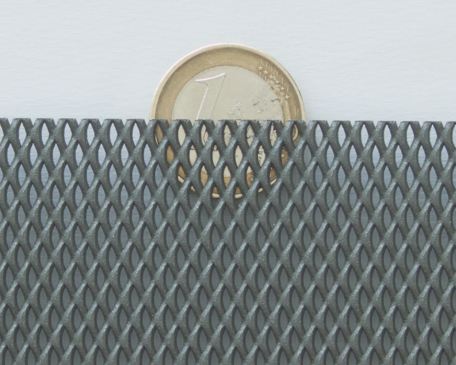 Aluminium-Streckmetall Dunkelgrau