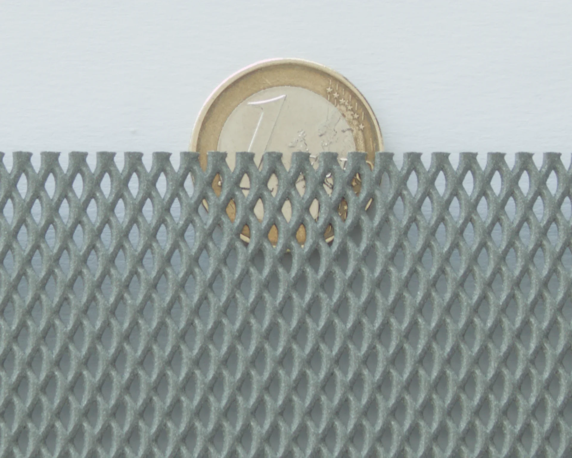 Aluminium-Streckmetall Mittelgrau