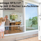 Schiebeanlage ST 3 17 geteilter rolladen