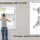 Insektenschutz-Spannrahmen 2/10 gefederte Winkellaschen