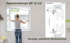 Spannrahmen SP 2/11 gefederte Winkellaschen