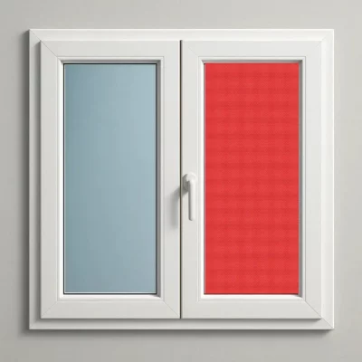 Einseitig am Hauptflügel